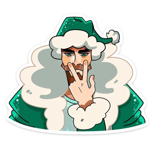 🤶 Стикер «ГигаДед Мороз» для Telegram