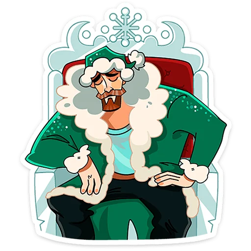 🤶 Стикер «ГигаДед Мороз» для Telegram