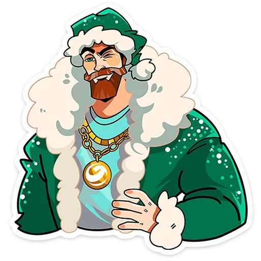 🤶 Стикер «ГигаДед Мороз» для Telegram