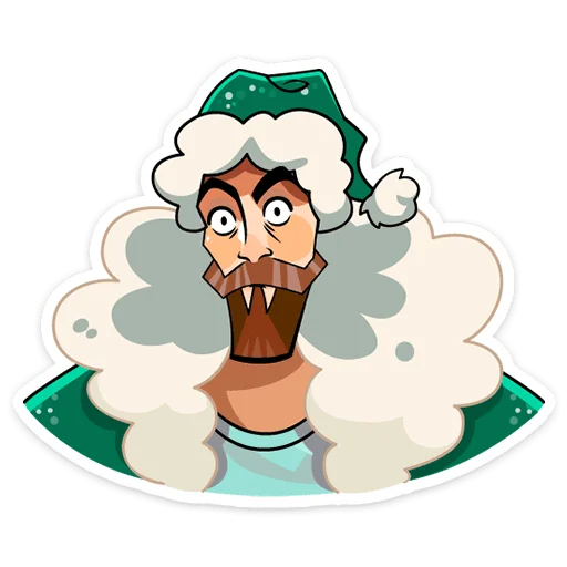🤶 Стикер «ГигаДед Мороз» для Telegram