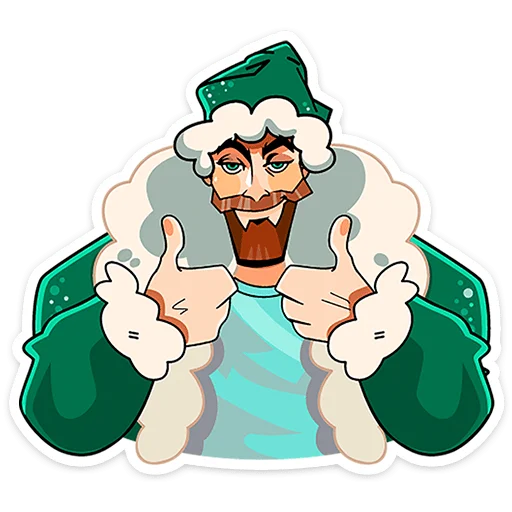 🤶 Стикер «ГигаДед Мороз» для Telegram