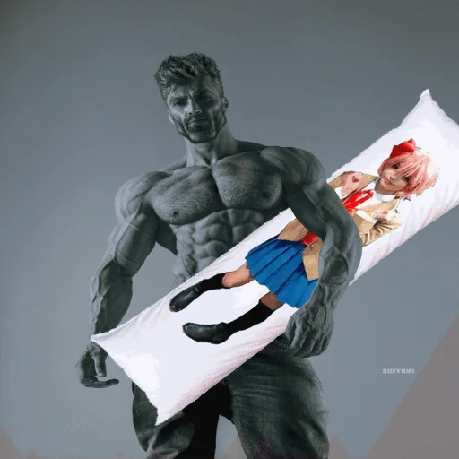 🛏 Стикер «GigaChad» для Telegram