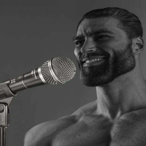 🎤 Стикер «GigaChad» для Telegram