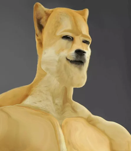 🐕 Стикер «GigaChad» для Telegram