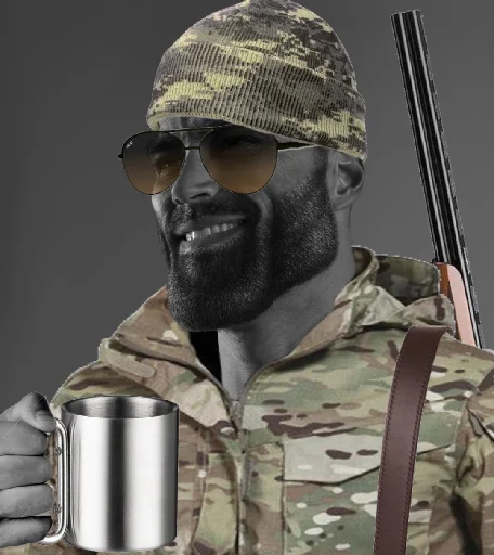 🏕 Стикер «GigaChad» для Telegram