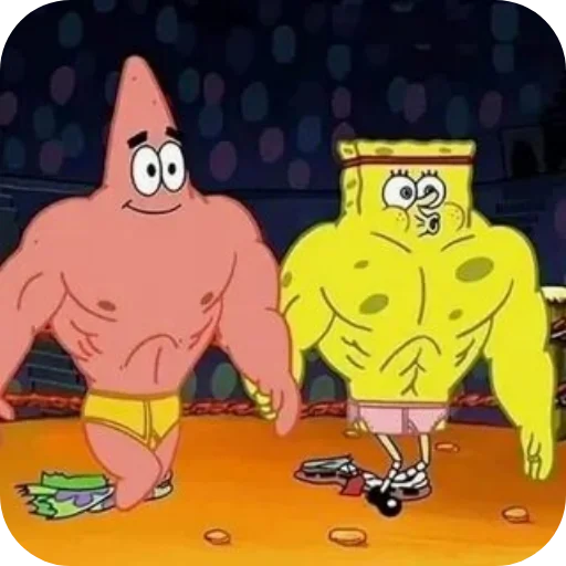 💪 Стикер «GIGA SPONGE» для Telegram