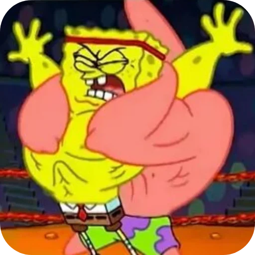💪 Стикер «GIGA SPONGE» для Telegram