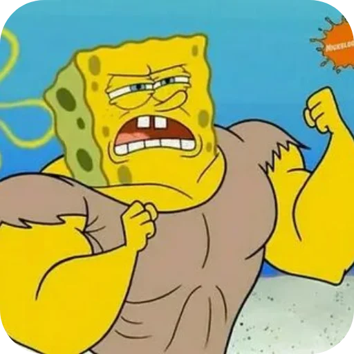 💪 Стикер «GIGA SPONGE» для Telegram