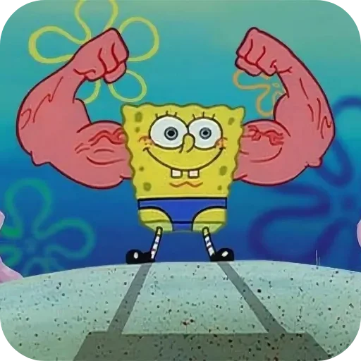 💪 Стикер «GIGA SPONGE» для Telegram