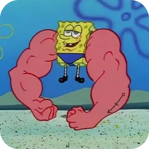 💪 Стикер «GIGA SPONGE» для Telegram