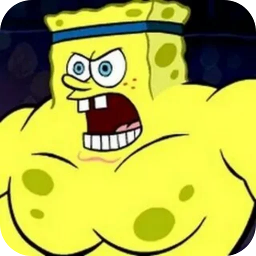 💪 Стикер «GIGA SPONGE» для Telegram