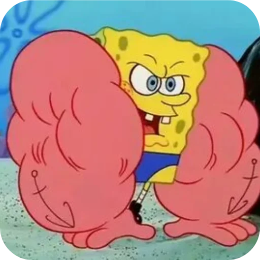 💪 Стикер «GIGA SPONGE» для Telegram