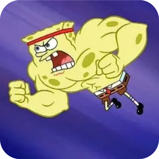 💪 Стикер «GIGA SPONGE» для Telegram