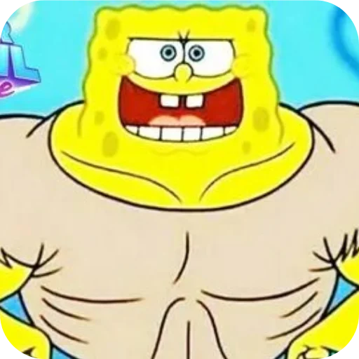 💪 Стикер «GIGA SPONGE» для Telegram