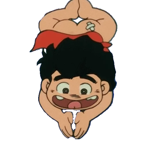 🏊 Стикер «GIGI LA TROTTOLA/DASH KAPPEI» для Telegram
