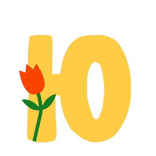 🌺 Эмодзи «Жёлтые буквы с анимацией» для Telegram