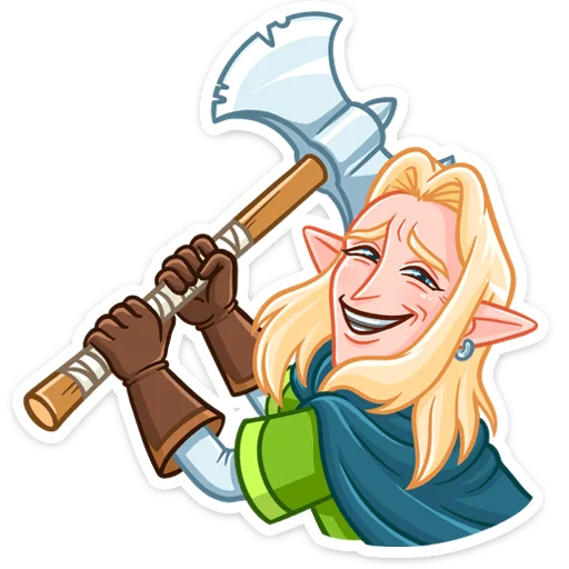 😁 Стикер «Тёмный Гилиат» для Telegram