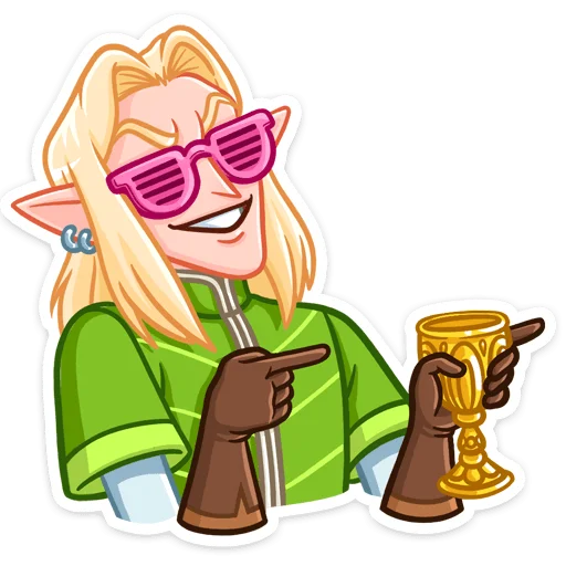 😎 Стикер «Тёмный Гилиат» для Telegram