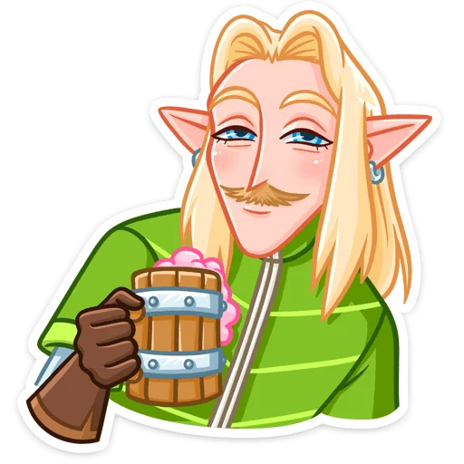 🍻 Стикер «Тёмный Гилиат» для Telegram