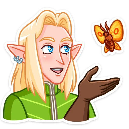 🦋 Стикер «Тёмный Гилиат» для Telegram