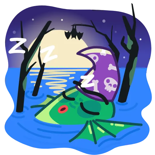 😴 Стикер «Creature» для Telegram