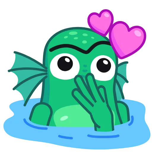 😘 Стикер «Creature» для Telegram