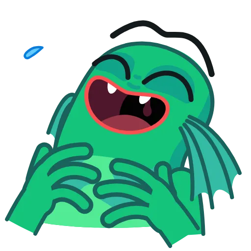 Стикерпак Creature для Telegram