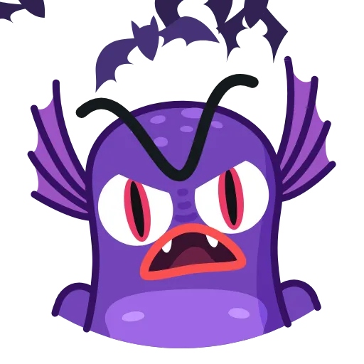 👿 Стикер «Creature» для Telegram
