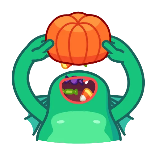 🤤 Стикер «Creature» для Telegram