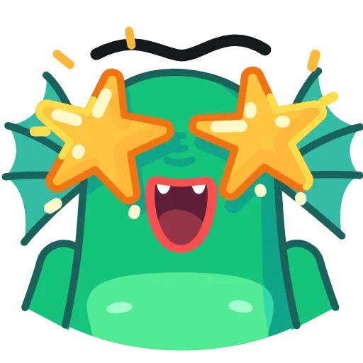 🤩 Стикер «Creature» для Telegram