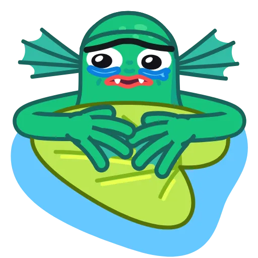 😭 Стикер «Creature» для Telegram