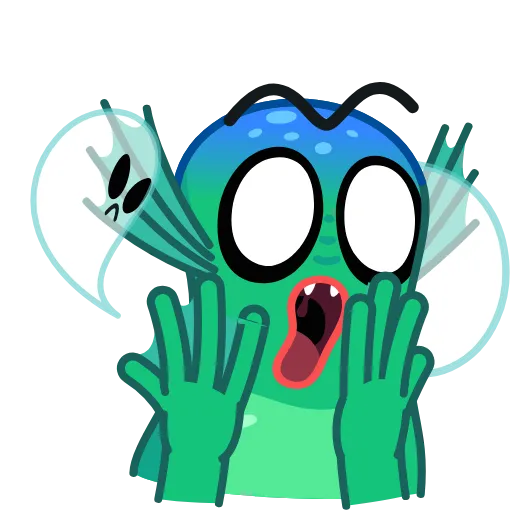 😱 Стикер «Creature» для Telegram