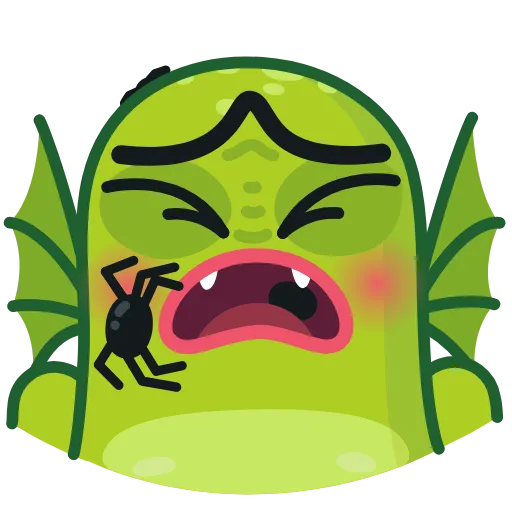 🤢 Стикер «Creature» для Telegram