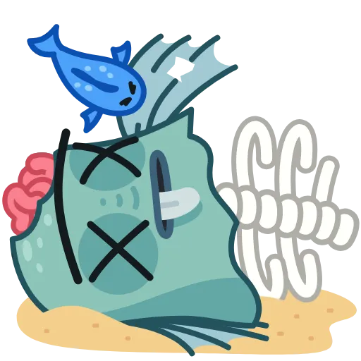 😵 Стикер «Creature» для Telegram