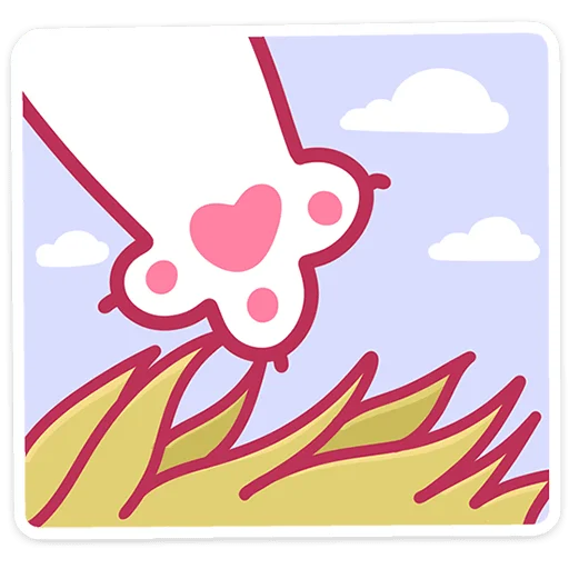 🐱 Стикер «Рыжик» для Telegram