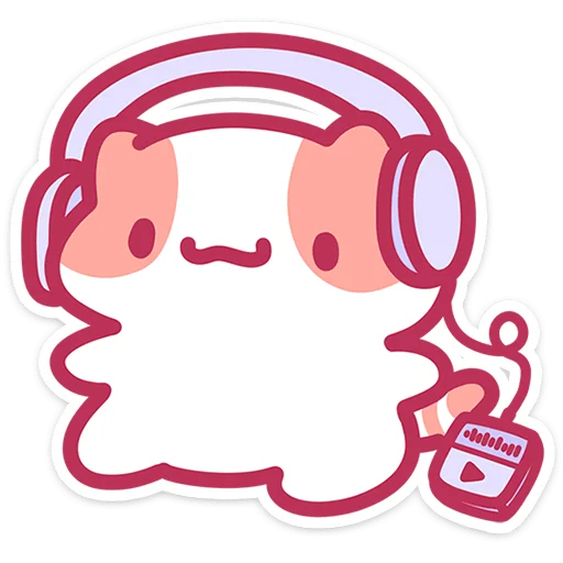 🎧 Стикер «Рыжик» для Telegram