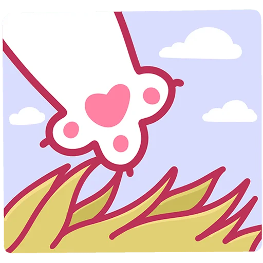 🐾 Стикер «Рыжик Без Текста» для Telegram