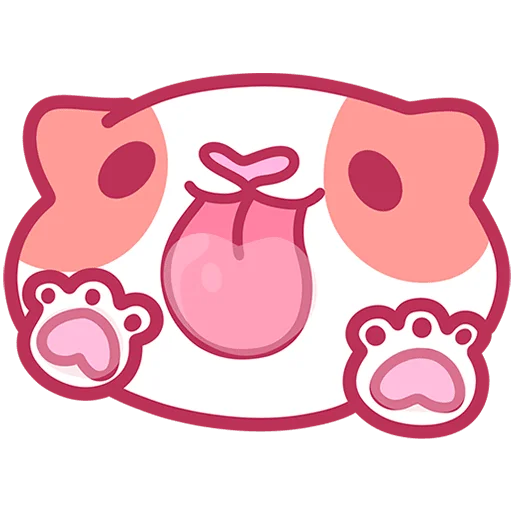 👅 Стикер «Рыжик Без Текста» для Telegram