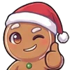 👍 Эмодзи «Gingerbread» для Telegram