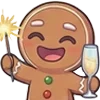 Стикер 20 Gingerbread