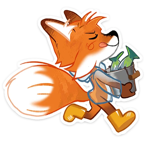 🦊 Стикер «Пряник» для Telegram