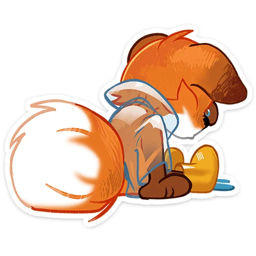 🦊 Стикер «Пряник» для Telegram