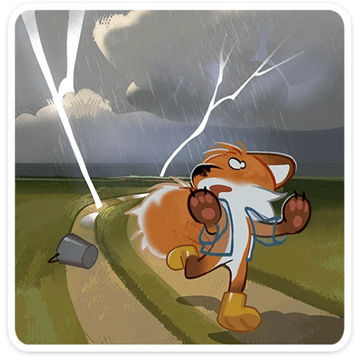 🦊 Стикер «Пряник» для Telegram