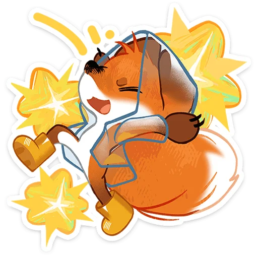 🦊 Стикер «Пряник» для Telegram