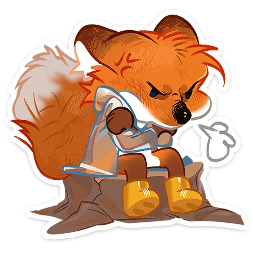 🦊 Стикер «Пряник» для Telegram