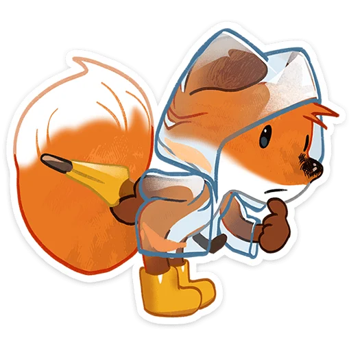 🦊 Стикер «Пряник» для Telegram