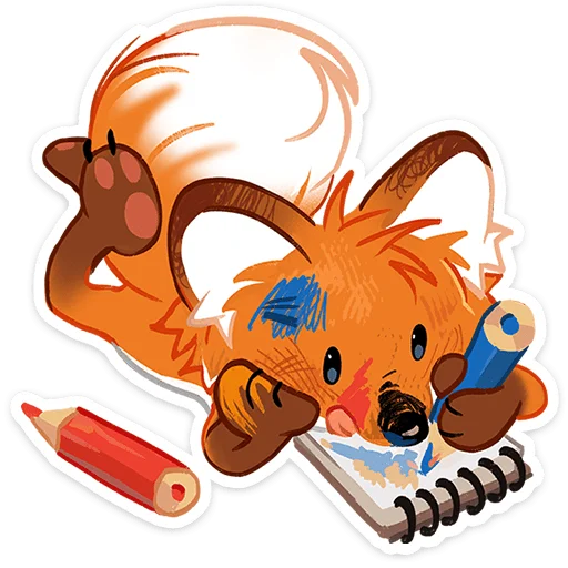 🦊 Стикер «Пряник» для Telegram