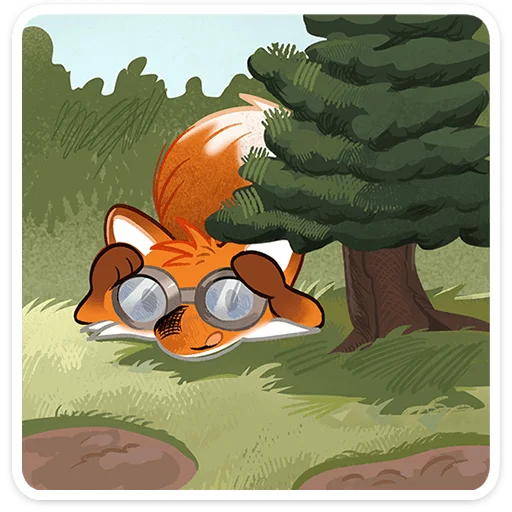 🦊 Стикер «Пряник» для Telegram