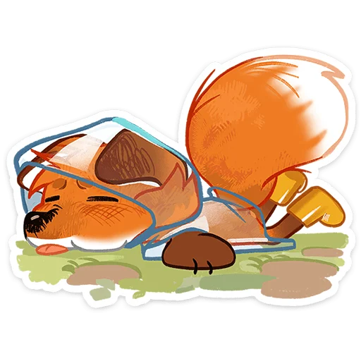 🦊 Стикер «Пряник» для Telegram