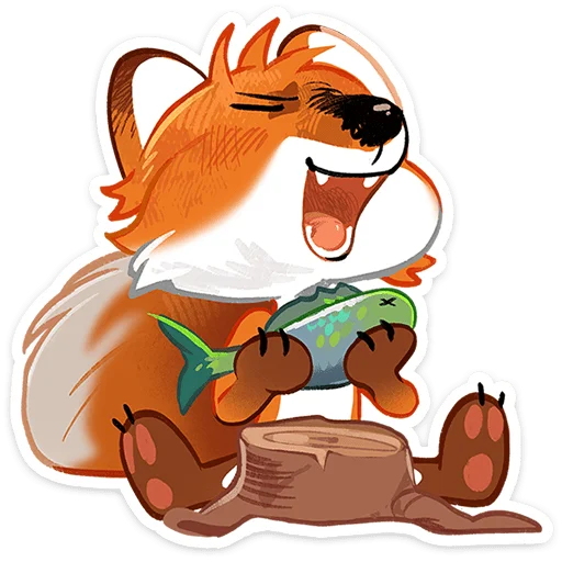 🦊 Стикер «Пряник» для Telegram